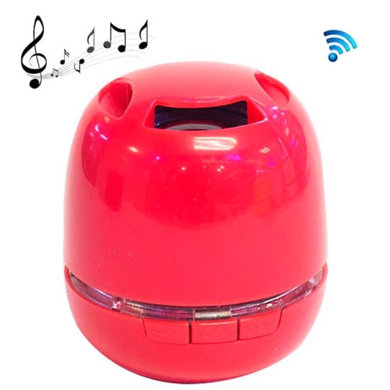 T6 Egg Style Mini Portable LED Light Bluetooth Stereo Speaker, Support TF Card / Handfree Function, For iPhone, Galaxy, Sony, Lenovo, HTC, Huawei, Google, LG, Xiaomi, other Smartphones and all Bluetooth Devices(Red) - Desktop Speaker by PMC TechLife | Online Shopping South Africa | PMC TechLife