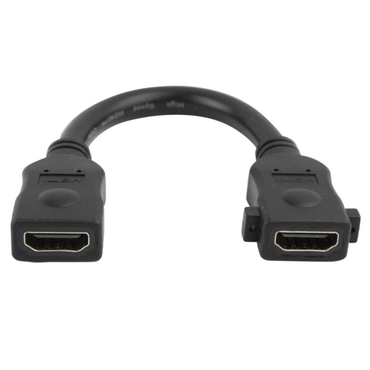 18cm 19 Pin Female to Female HDMI Cable(Black) - Cable by PMC TechLife | Online Shopping South Africa | PMC TechLife | Buy Now Pay Later Mobicred