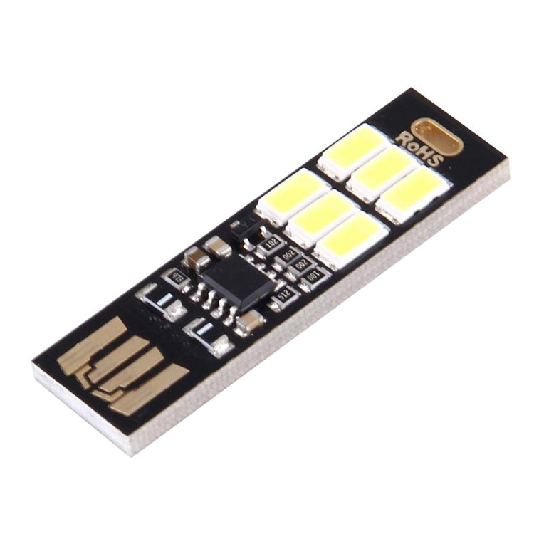 Portable Double Sided USB Touch Light, with 6 PCS LED - USB Light by PMC TechLife | Online Shopping South Africa | PMC TechLife | Buy Now Pay Later Mobicred