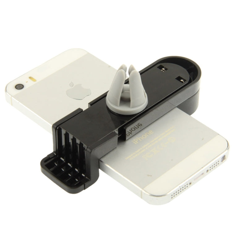 iMount 360 Degree Rotatable Portable Car Air Vent Mount, For iPhone, Galaxy, Huawei, Xiaomi, Lenovo, Sony, LG, HTC and Other Smartphones(Black) - Car Holders by PMC TechLife | Online Shopping South Africa | PMC TechLife