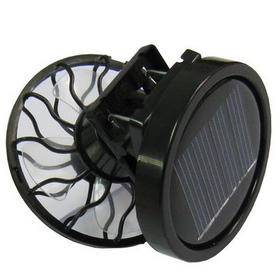 Mini Portable Clip-on Solar Power Cell Travel Cooling Cool Fan(Black) - Others by PMC TechLife | Online Shopping South Africa | PMC TechLife