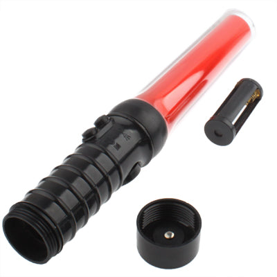 Safety Traffic 3-Mode Control Red LED Baton with Flashlight, Length: 29.5cm(Red) - Warning Lights by PMC TechLife | Online Shopping South Africa | PMC TechLife