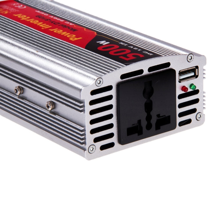 SUVPR DY-8109 500W DC 12V to AC 220V Car Power Inverter with 500mA USB Port & Universal Power Socket - Others by SUVPR | Online Shopping South Africa | PMC TechLife | Buy Now Pay Later Mobicred