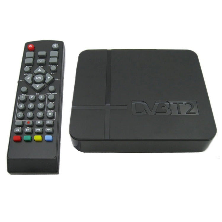 Mini Terrestrial Receiver HD DVB-T2 Set Top Box, Support USB / HDMI / MPEG4 /H.264(Black) - DVB-T & Analog Solutions by PMC TechLife | Online Shopping South Africa | PMC TechLife