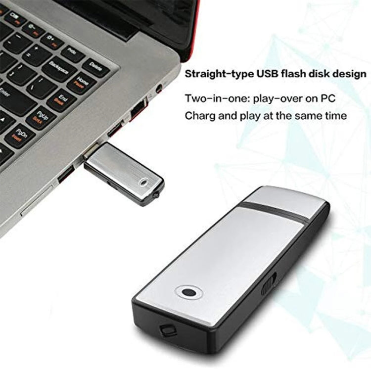 USB Voice Recorder + 8GB USB Flash Disk(Black) - free shipping - PMC TechLife - Order now!