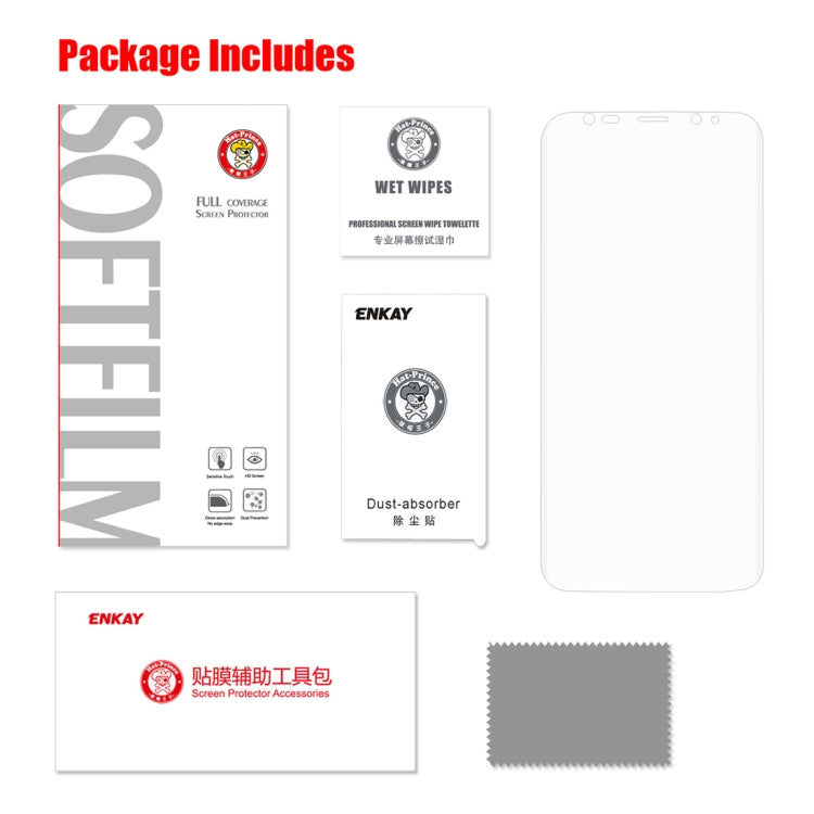 ENKAY Hat-Prince for Galaxy S9 PET Full Screen Curved Heat Bending HD Screen Protector Film - free shipping - PMC TechLife - Order now!