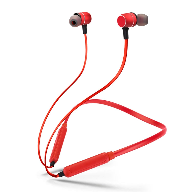BTH-S8 Sports Style Magnetic Wireless Bluetooth In-Ear Headphones, For iPhone, Galaxy, Huawei, Xiaomi, LG, HTC and Other Smart Phones, Working Distance: 10m(Red) - Sport Earphone by PMC TechLife | Online Shopping South Africa | PMC TechLife