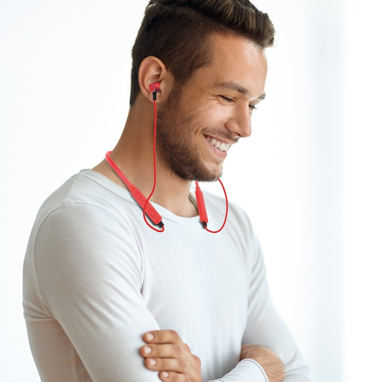 BTH-S8 Sports Style Magnetic Wireless Bluetooth In-Ear Headphones, For iPhone, Galaxy, Huawei, Xiaomi, LG, HTC and Other Smart Phones, Working Distance: 10m(Red) - Sport Earphone by PMC TechLife | Online Shopping South Africa | PMC TechLife