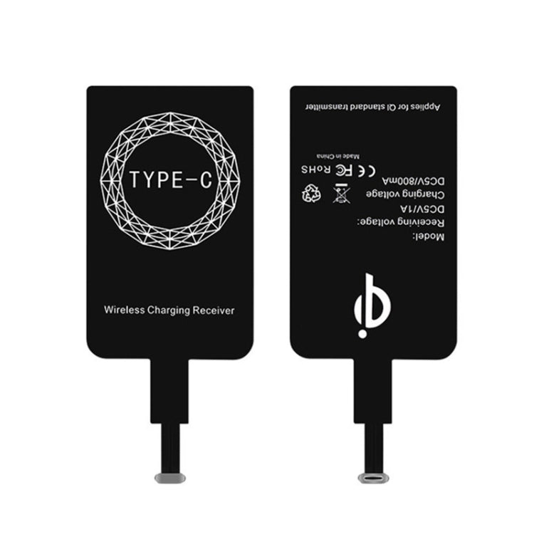 5V 800mA Qi Standard Wireless Charging Receiver with USB-C / Type-C Port - free shipping - PMC TechLife - Order now!