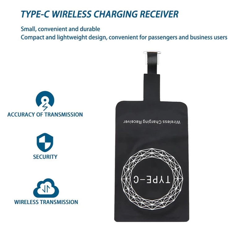 5V 800mA Qi Standard Wireless Charging Receiver with USB-C / Type-C Port - free shipping - PMC TechLife - Order now!