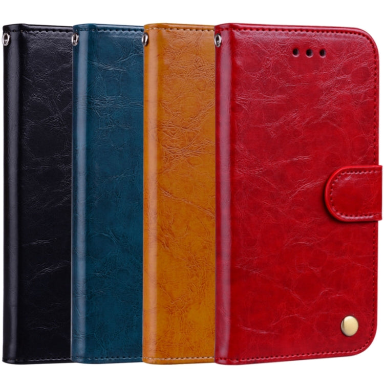 For Samsung Galaxy A5 (2017) Business Style Oil Wax Texture Horizontal Flip Leather Case with Holder & Card Slots & Wallet(Blue) - Galaxy Phone Cases by PMC TechLife | Online Shopping South Africa | PMC TechLife | Buy Now Pay Later Mobicred