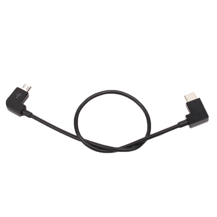 30cm Micro USB to USB-C / Type-C Converting Data Cable Connector for DJI MAVIC PRO & SPARK Remote Controller, Smartphones, Tablets - Others by PMC TechLife | Online Shopping South Africa | PMC TechLife