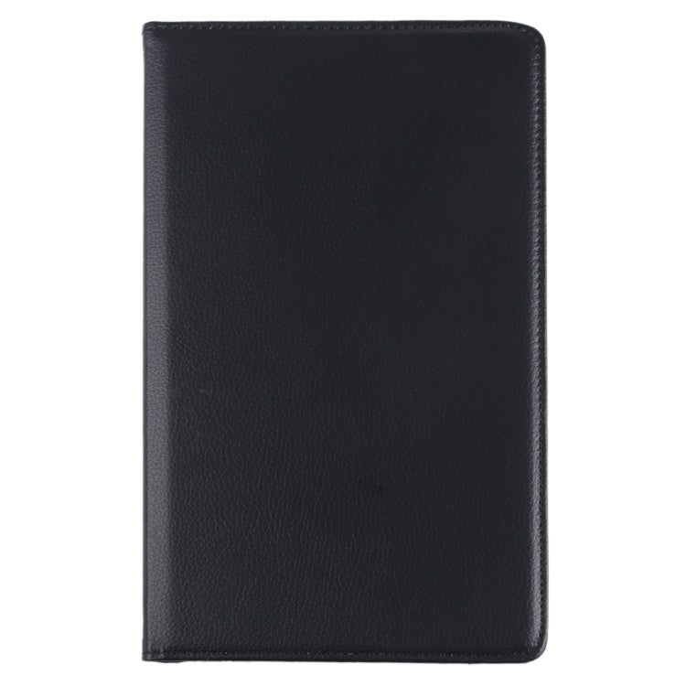 Litchi Texture Horizontal Flip 360 Degrees Rotation Leather Case for Galaxy Tab A 10.1 (2019) T510 / T515, with Holder (Black) - Tab A 10.1 (2019) T510 / T515 by PMC TechLife | Online Shopping South Africa | PMC TechLife | Buy Now Pay Later Mobicred