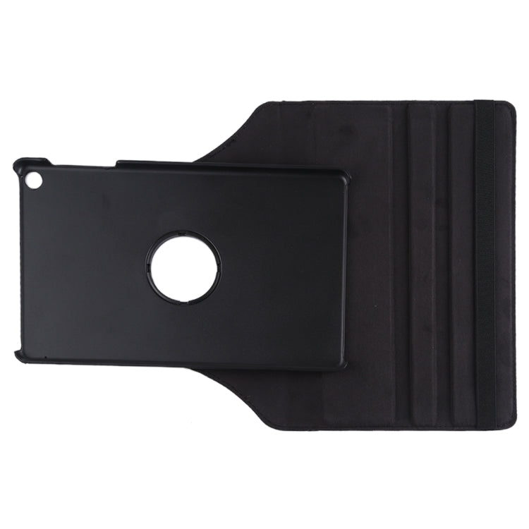 Litchi Texture Horizontal Flip 360 Degrees Rotation Leather Case for Galaxy Tab A 10.1 (2019) T510 / T515, with Holder (Black) - Tab A 10.1 (2019) T510 / T515 by PMC TechLife | Online Shopping South Africa | PMC TechLife | Buy Now Pay Later Mobicred