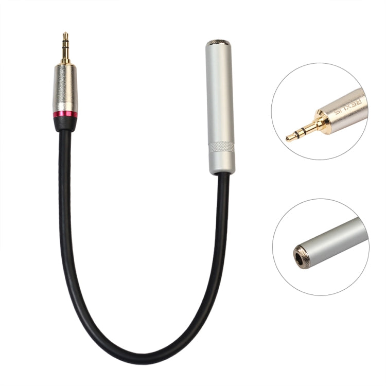 REXLIS TC128MF 3.5mm Male to 6.5mm Female Audio Adapter Cable, Length: 30cm - Audio Adapter by REXLIS | Online Shopping South Africa | PMC TechLife | Buy Now Pay Later Mobicred