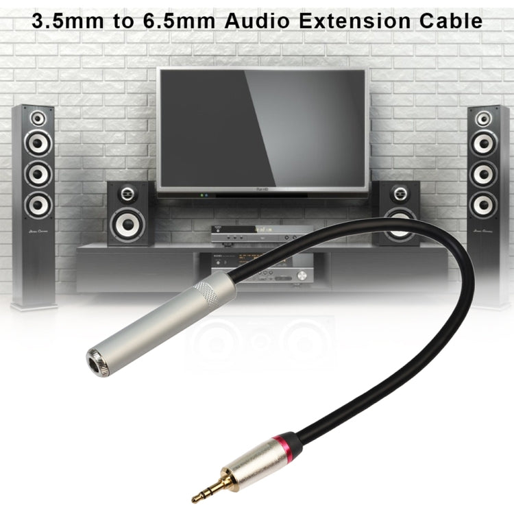 REXLIS TC128MF 3.5mm Male to 6.5mm Female Audio Adapter Cable, Length: 1m - Audio Adapter by REXLIS | Online Shopping South Africa | PMC TechLife | Buy Now Pay Later Mobicred