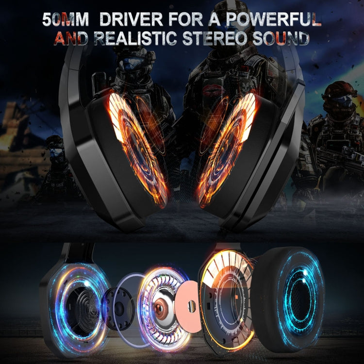 ONIKUMA K10 3.5mm Computer Games Wired Headset with RGB LED Light - free shipping - PMC TechLife - Order now!