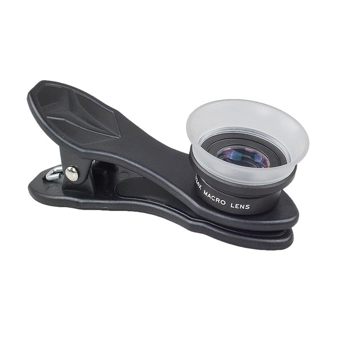 APEXEL APL-24X-H 2 in 1 Universal External 12X & 24X Macro Mobile Phone Lens with Lens Hood - Combination Lens by APEXEL | Online Shopping South Africa | PMC TechLife