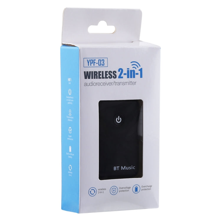 YPF-03 2 in 1 Bluetooth 4.2 Transmitter & Receiver  3.5mm Wireless Audio Adapter, Transmission Distance: 20m, For PC, TV, Home Stereo, Phone - free shipping - PMC TechLife - Order now!