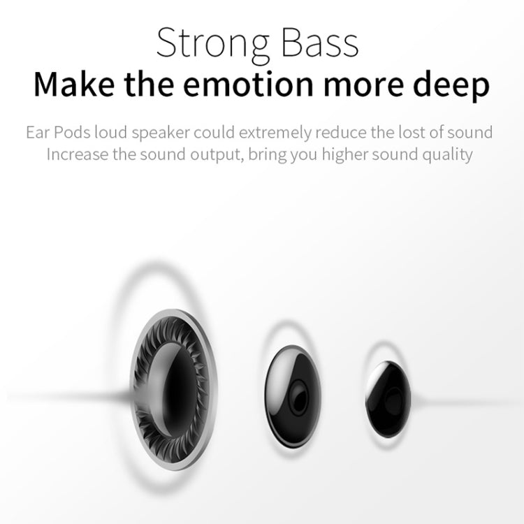 JOYROOM JR-EP1 1.2m 3.5mm Plug Wire Control In-Ear Earphone(White) - In Ear Wired Earphone by JOYROOM | Online Shopping South Africa | PMC TechLife | Buy Now Pay Later Mobicred