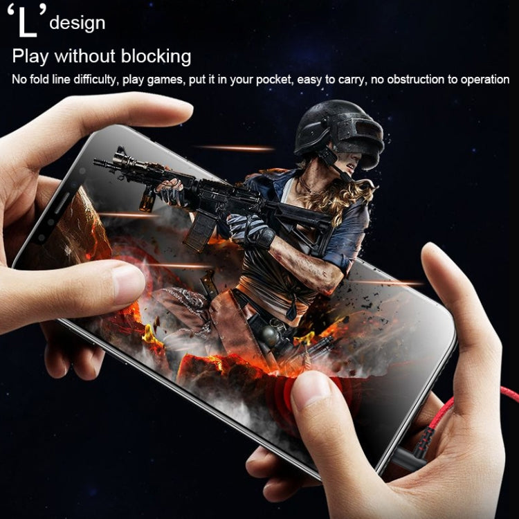 WK ET-Y30 ET Series 3.5mm Elbow In-ear Wired Wire-control Gaming Earphone with Microphone (Black) - Normal Style Earphone by WK | Online Shopping South Africa | PMC TechLife | Buy Now Pay Later Mobicred