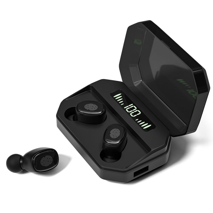 M8 Bluetooth 5.0 TWS Touch Digital Display True Wireless Bluetooth Earphone with Charging Box(Black) - TWS Earphone by PMC TechLife | Online Shopping South Africa | PMC TechLife