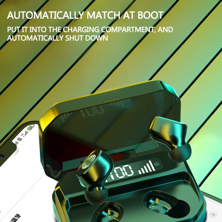 M8 Bluetooth 5.0 TWS Touch Digital Display True Wireless Bluetooth Earphone with Charging Box(Red) - TWS Earphone by PMC TechLife | Online Shopping South Africa | PMC TechLife