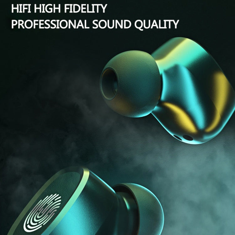 M8 Bluetooth 5.0 TWS Touch Digital Display True Wireless Bluetooth Earphone with Charging Box(Black) - TWS Earphone by PMC TechLife | Online Shopping South Africa | PMC TechLife