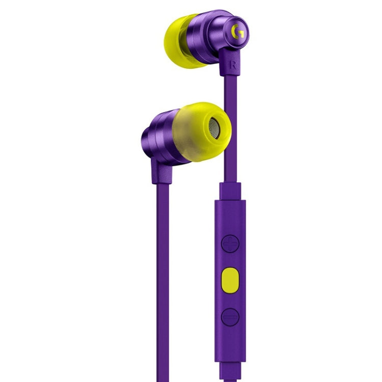 Logitech G333 In-ear Gaming Wired Earphone with Microphone, Standard Version(Purple) - free shipping - PMC TechLife - Order now!