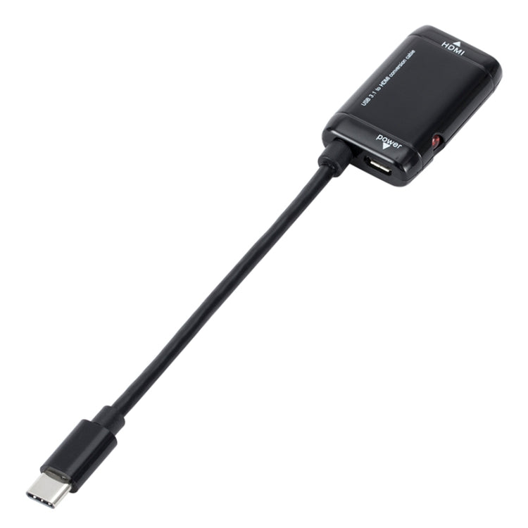 USB-C / Type-C 3.1 (MHL) to 1080P HD HDMI Video Adapter Cable, Length: 12cm - Cable & Adapters by PMC TechLife | Online Shopping South Africa | PMC TechLife