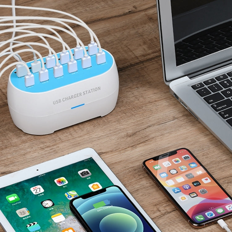 830 180W 30 USB Ports Multifunction Smart Charger Station AC100-240V, US Plug (White) - Multifunction Charger by PMC TechLife | Online Shopping South Africa | PMC TechLife