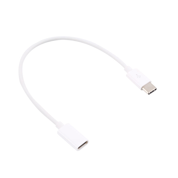USB-C / Type-C Male to Type-C Female Extended Cable, Length: 1m (White) - USB-C & Type-C Cable by PMC TechLife | Online Shopping South Africa | PMC TechLife | Buy Now Pay Later Mobicred