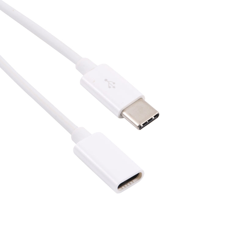 USB-C / Type-C Male to Type-C Female Extended Cable, Length: 1m (White) - USB-C & Type-C Cable by PMC TechLife | Online Shopping South Africa | PMC TechLife | Buy Now Pay Later Mobicred