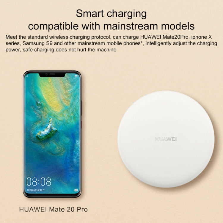 Huawei 15W Max Qi Standard Intelligent Fast Wireless Charger with 5A Cable and 10V / 4A Charging Plug(Black) - free shipping - PMC TechLife - Order now!