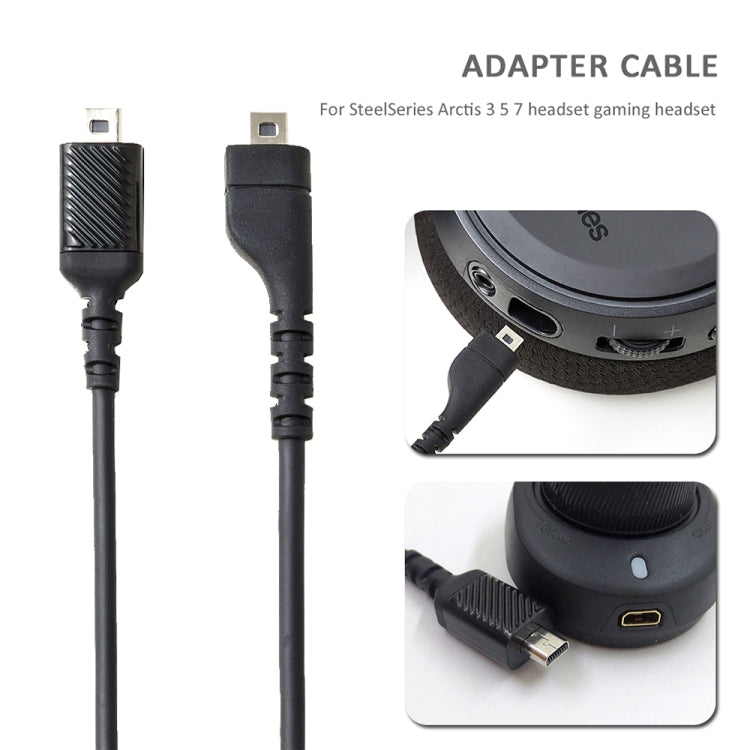 ZS0167 Sound Card Connecting Cable + Adapter Cable for Steelseries Arctis 3 5 7 Headphones - free shipping - PMC TechLife - Order now!