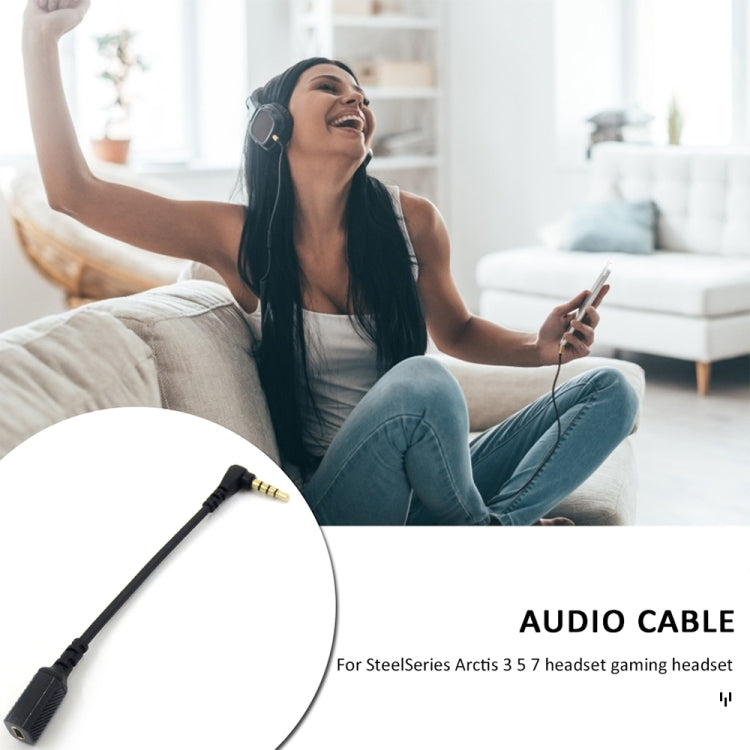 ZS0167 Sound Card Connecting Cable + Adapter Cable for Steelseries Arctis 3 5 7 Headphones - free shipping - PMC TechLife - Order now!