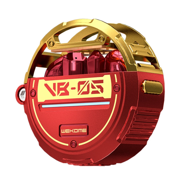 WK VB05 Pioneer Series Wireless Bluetooth Earphones (Red) - free shipping - PMC TechLife - Order now!