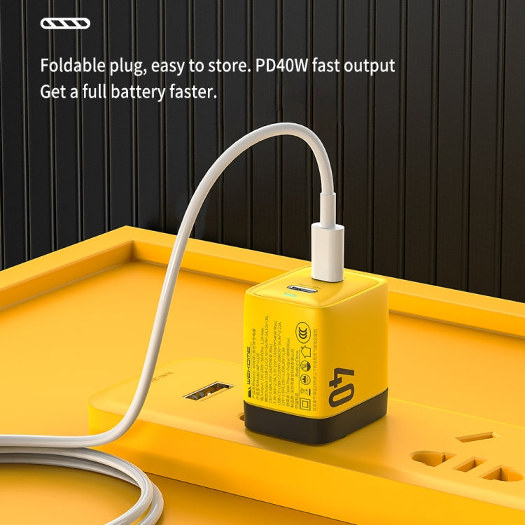 WK WP-U128 40W Dual USB-C/Type-C Interface Gallium Nitride Charger,Specifications: US Plug - USB Charger by WK | Online Shopping South Africa | PMC TechLife | Buy Now Pay Later Mobicred