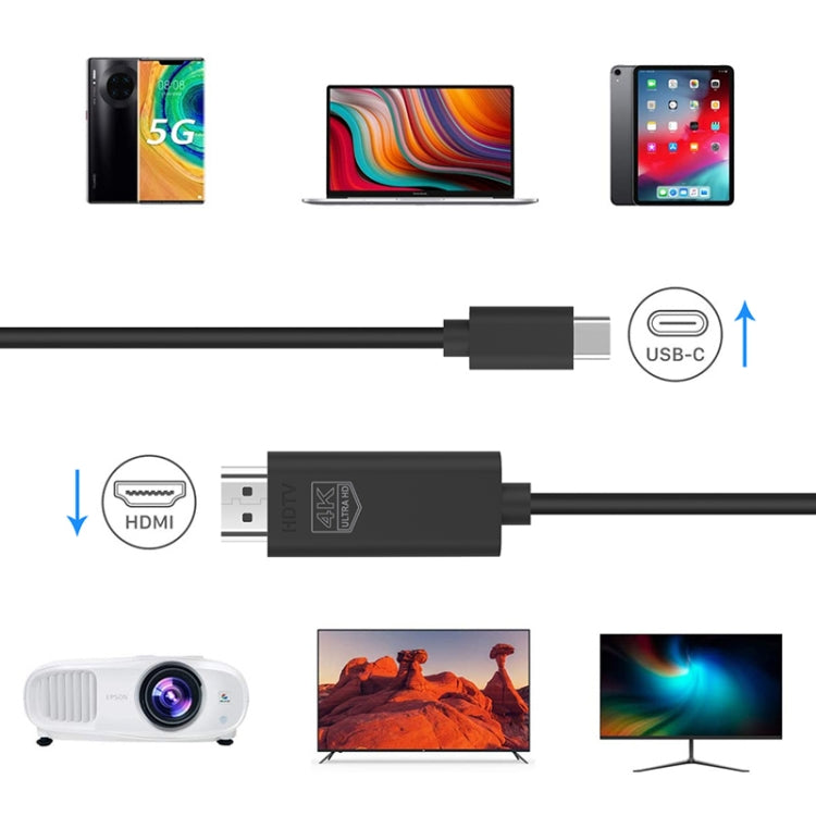 Onten UC503 USB-C / Type-C 4K 30Hz HDTV Cable, Length:1.8m - Wireless Display Dongle by Onten | Online Shopping South Africa | PMC TechLife | Buy Now Pay Later Mobicred