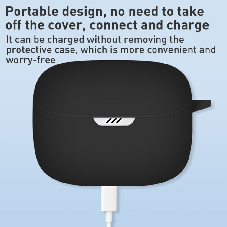 For JBL Tune Buds / Beam Bluetooth Earphone Silicone Protective Case (White) - Other Earphone Case by PMC TechLife | Online Shopping South Africa | PMC TechLife