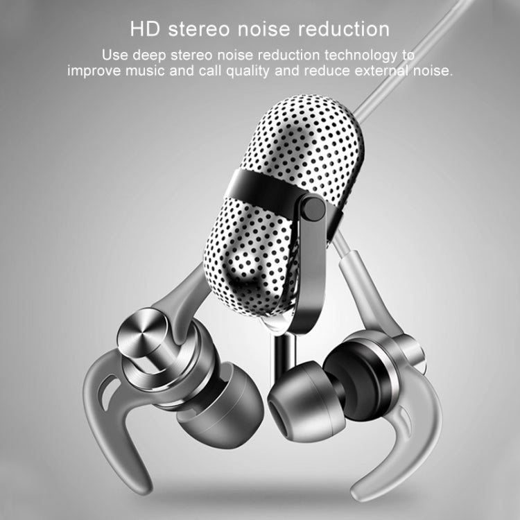 QKZ EQ1 CNC Metal Shark Fin Headphones Sports Music Headphones, Microphone Version (Gold) - In Ear Wired Earphone by QKZ | Online Shopping South Africa | PMC TechLife | Buy Now Pay Later Mobicred