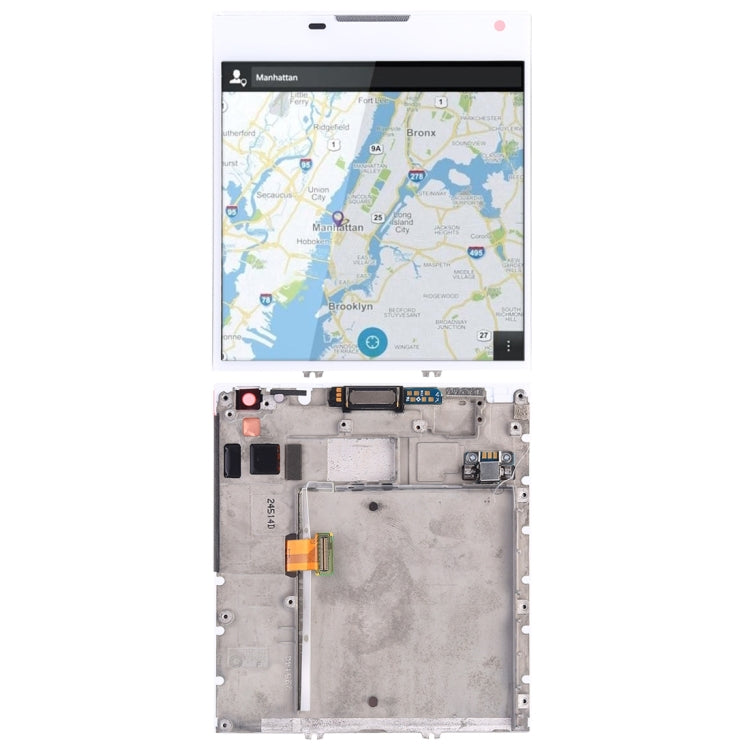 Original LCD Screen for BlackBerry Passport Q30 Digitizer Full Assembly with Frame(White) - free shipping - PMC TechLife - Order now!