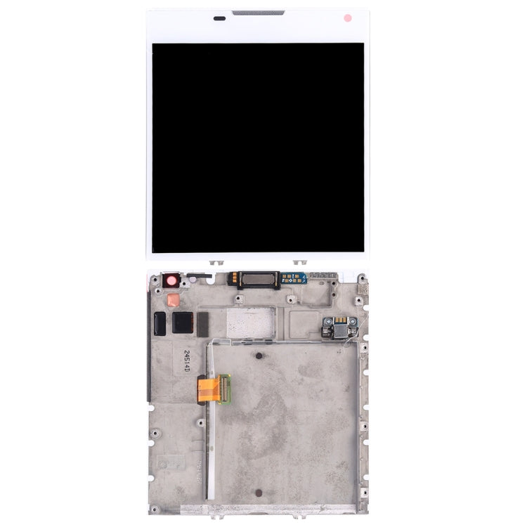 Original LCD Screen for BlackBerry Passport Q30 Digitizer Full Assembly with Frame(White) - free shipping - PMC TechLife - Order now!