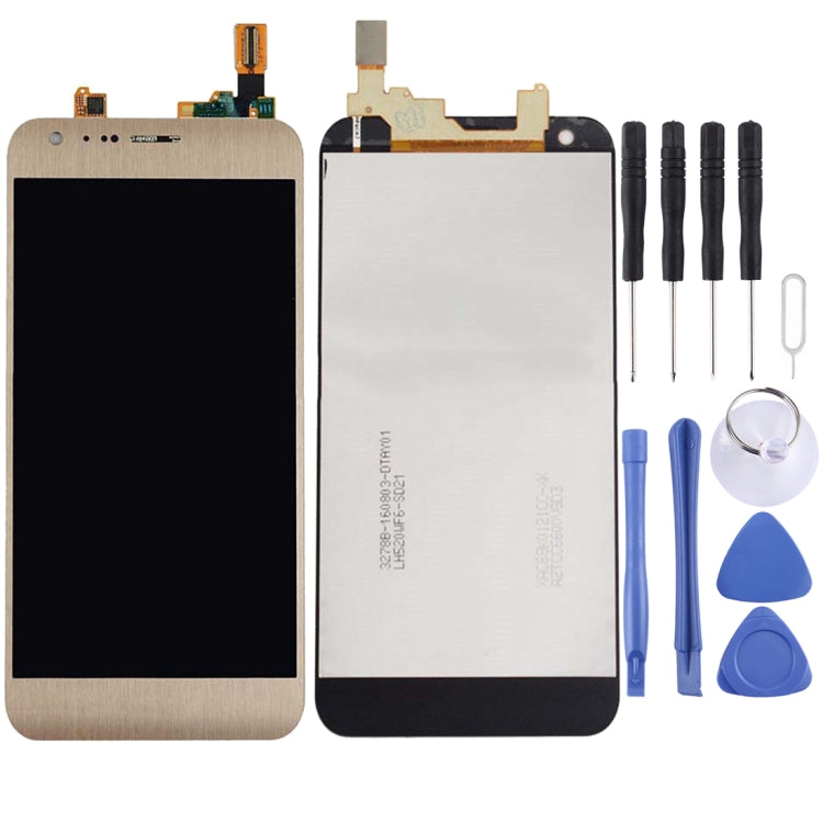 Original LCD Screen for LG X Cam / K580 / K580I / K580Y with Digitizer Full Assembly(Gold) - free shipping - PMC TechLife - Order now!