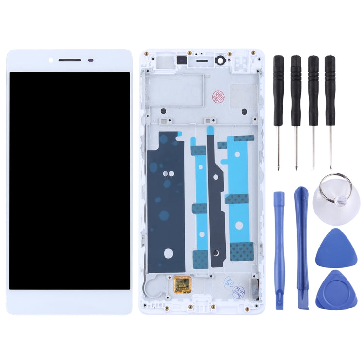 TFT LCD Screen for OPPO R7s Digitizer Full Assembly with Frame(White) - free shipping - PMC TechLife - Order now!