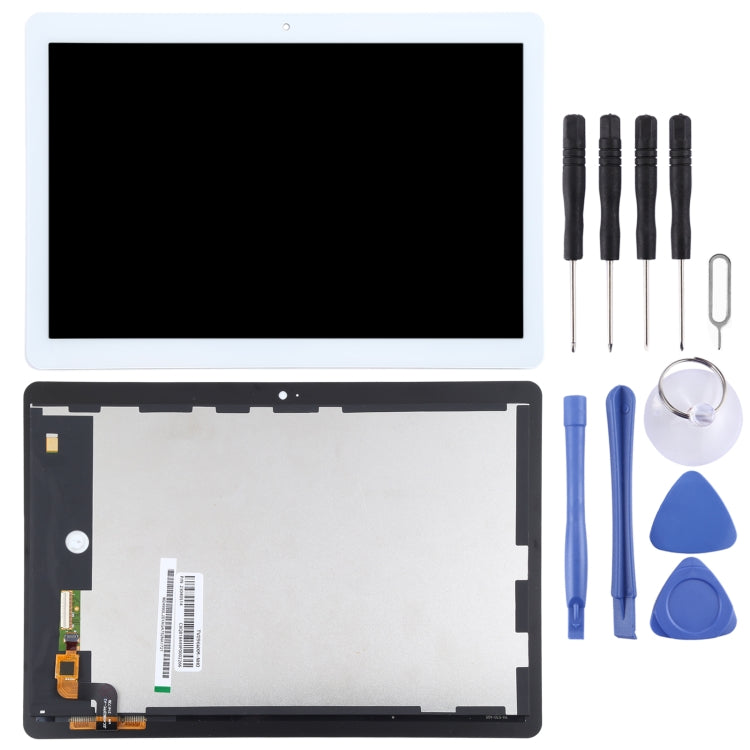 OEM LCD Screen for Huawei MediaPad T3 10 / AGS-L03 / AGS-L09 / AGS-W09 with Digitizer Full Assembly (White) - free shipping - PMC TechLife - Order now!