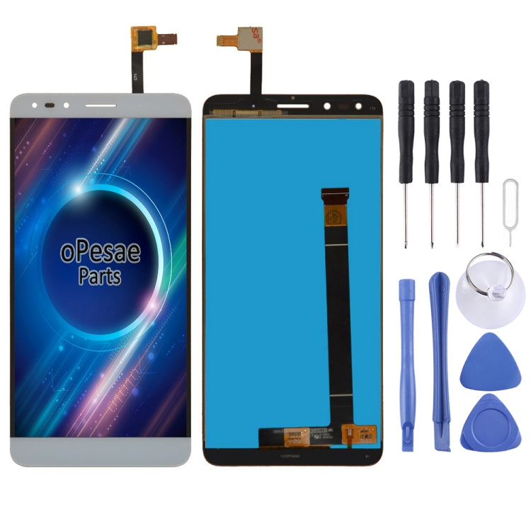 LCD Screen and Digitizer Full Assembly for Alcatel Pop 4 7070 / OT-7070 / OT7070 / 7070X / 7070Q / 7070A / 7070I(White) - free shipping - PMC TechLife - Order now!