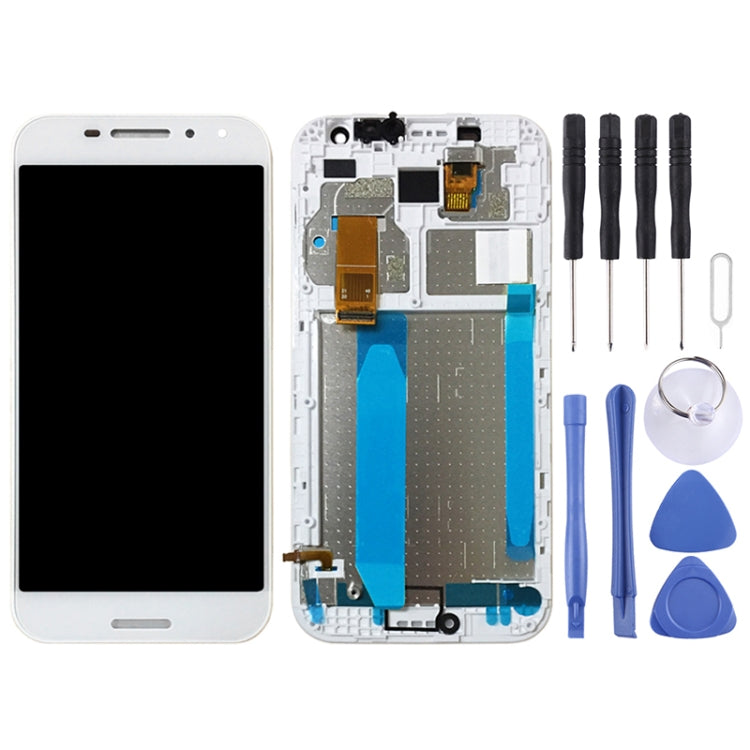 OEM LCD Screen for Vodafone Smart N8 VFD610 Digitizer Full Assembly with Frame���White) - free shipping - PMC TechLife - Order now!