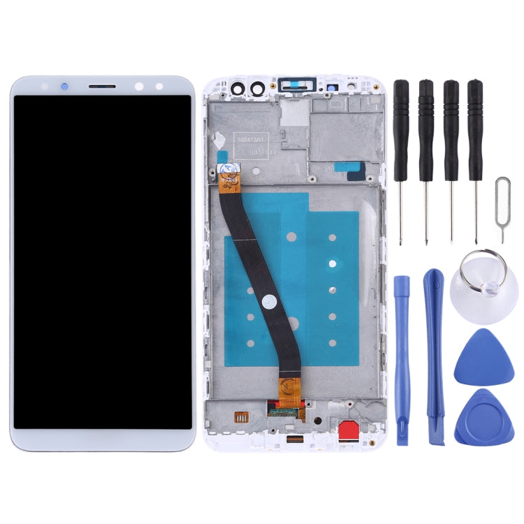 LCD Screen and Digitizer Full Assembly with Frame for Huawei Mate 10 Lite / Nova2i (Malaysia) / Maimang 6 (China) / Honor 9i (India) / G10(White) - free shipping - PMC TechLife - Order now!