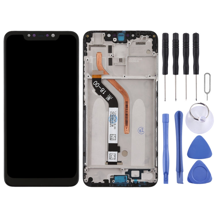TFT LCD Screen for Xiaomi Pocophone F1 Digitizer Full Assembly with Frame(Black) - free shipping - PMC TechLife - Order now!